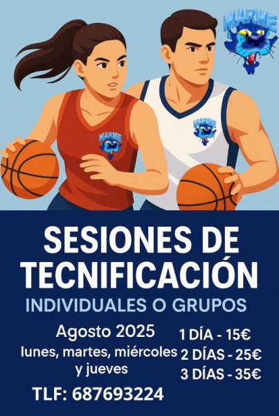 Tecnificaciones en agosto
