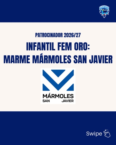 Marmoles San Javier, patrocinador 2026-2027