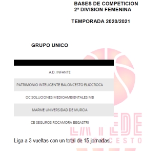 Calendario Senior Femenino