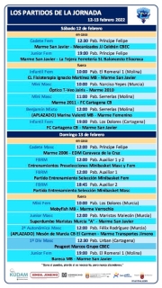 Los partidos del finde