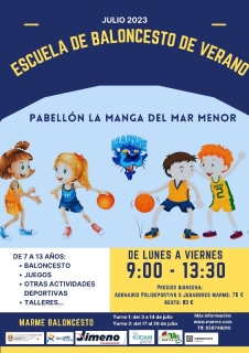 Escuela de Baloncesto en La Manga Verano 2023