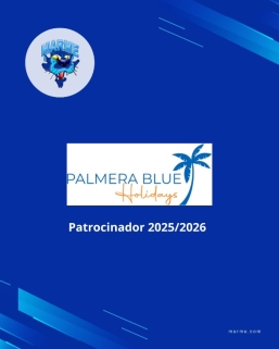 Palmera Blue Holidays, patrocinador 2025-2026