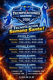Tecnificaciones Semana Santa 2026
